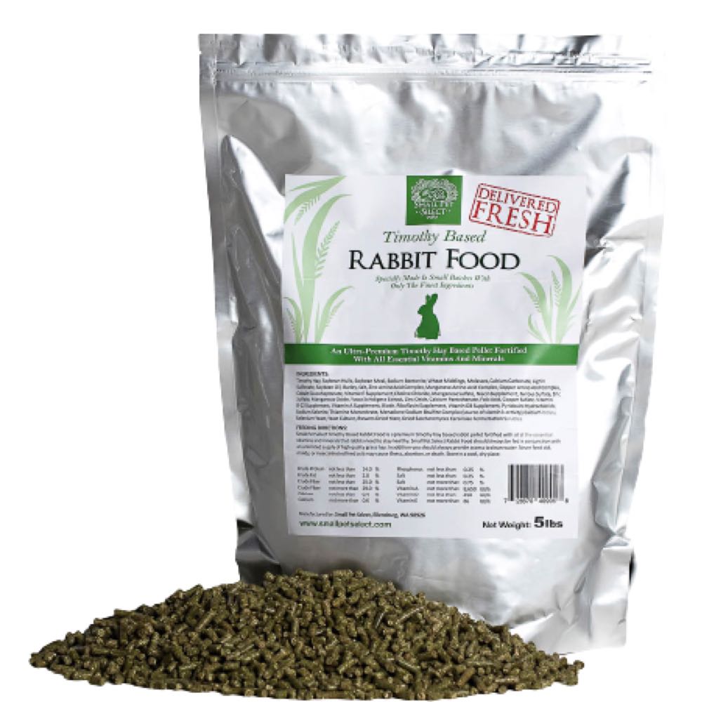 Small Pet Select Timothy Based Premium Rabbit Food Pellets 5lb - Kohepets