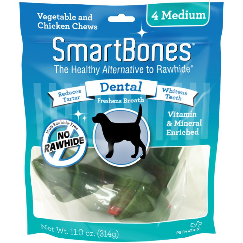 SmartBones RawhideFree Dental Dog Chews Kohepets