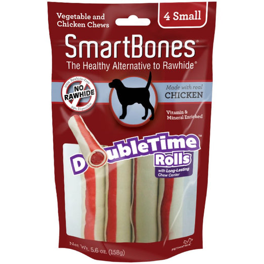 SmartBones DoubleTime Rolls Chicken Dog Chews - Kohepets