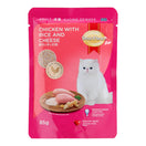 Smartheart Chicken with Rice & Cheese Pouch Cat Food 85g x 12