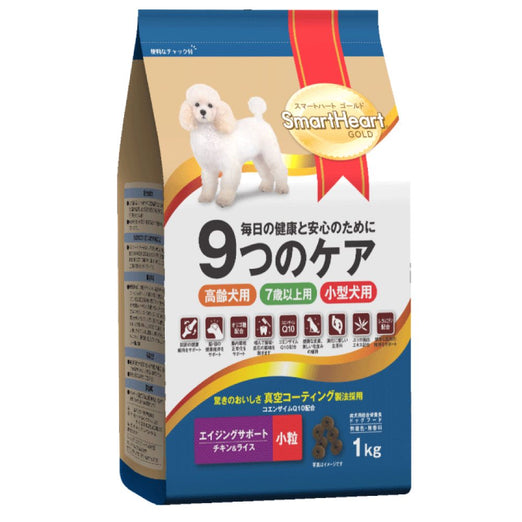 Smartheart Gold Senior 7+ Small Breed Dry Dog Food 1kg - Kohepets