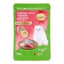 Smartheart Sardine with Chicken & Rice Pouch Cat Food 85g x 12