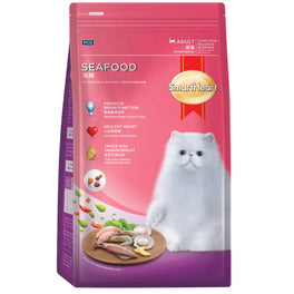 Smartheart Seafood Adult Dry Cat Food - Kohepets