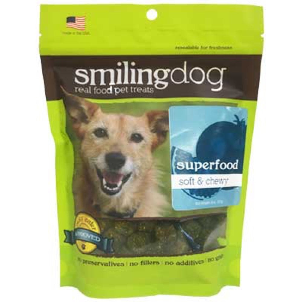 Smiling Dog Superfood Grain-Free Soft & Chewy Dog Treats 227g - Kohepets
