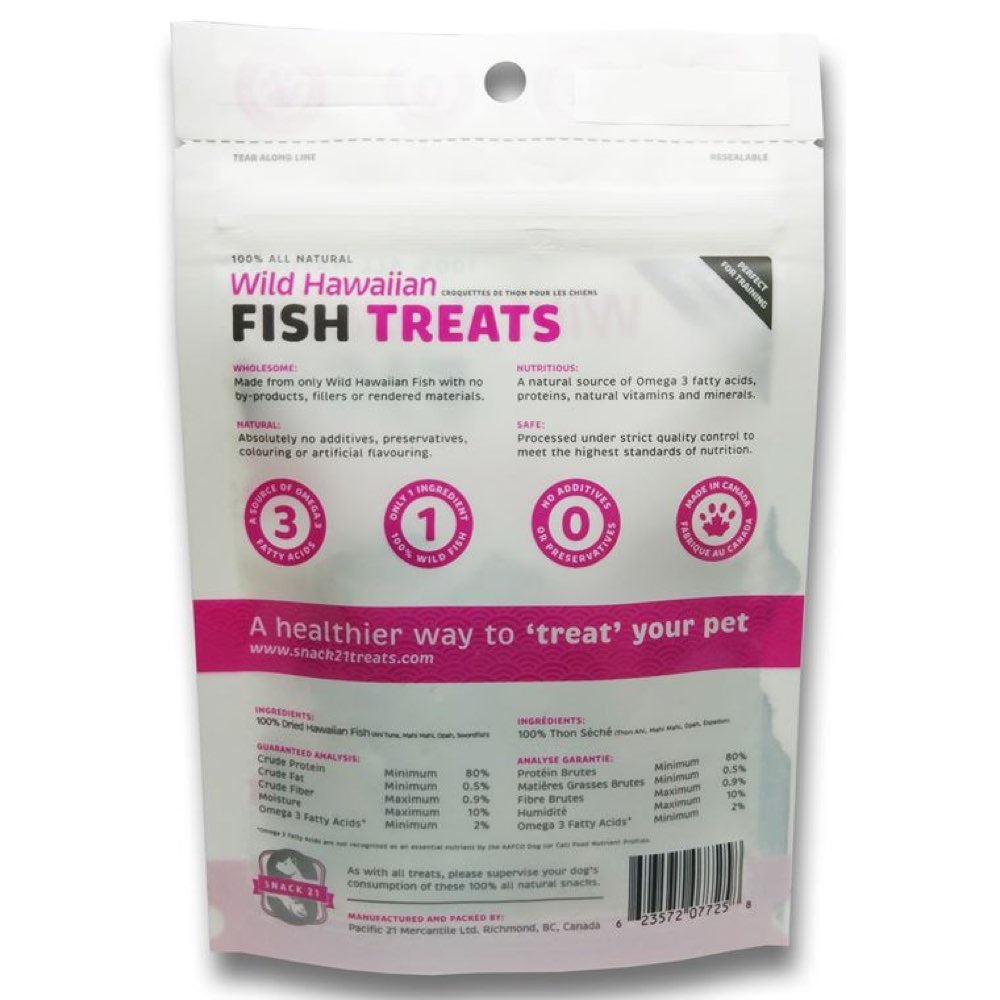 Snack 21 Wild Hawaiian Fish Dog Treats 25g - Kohepets