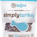 Sojos Simply Turkey Freeze-Dried Turkey Dog Treats 4oz - Kohepets