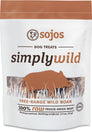 Sojos Simply Wild Freeze-Dried Free-Range Wild Boar Dog Treats 2.5oz