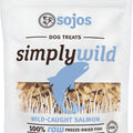 Sojos Simply Wild Freeze-Dried Wild-Caught Salmon Dog Treats 2.5oz - Kohepets