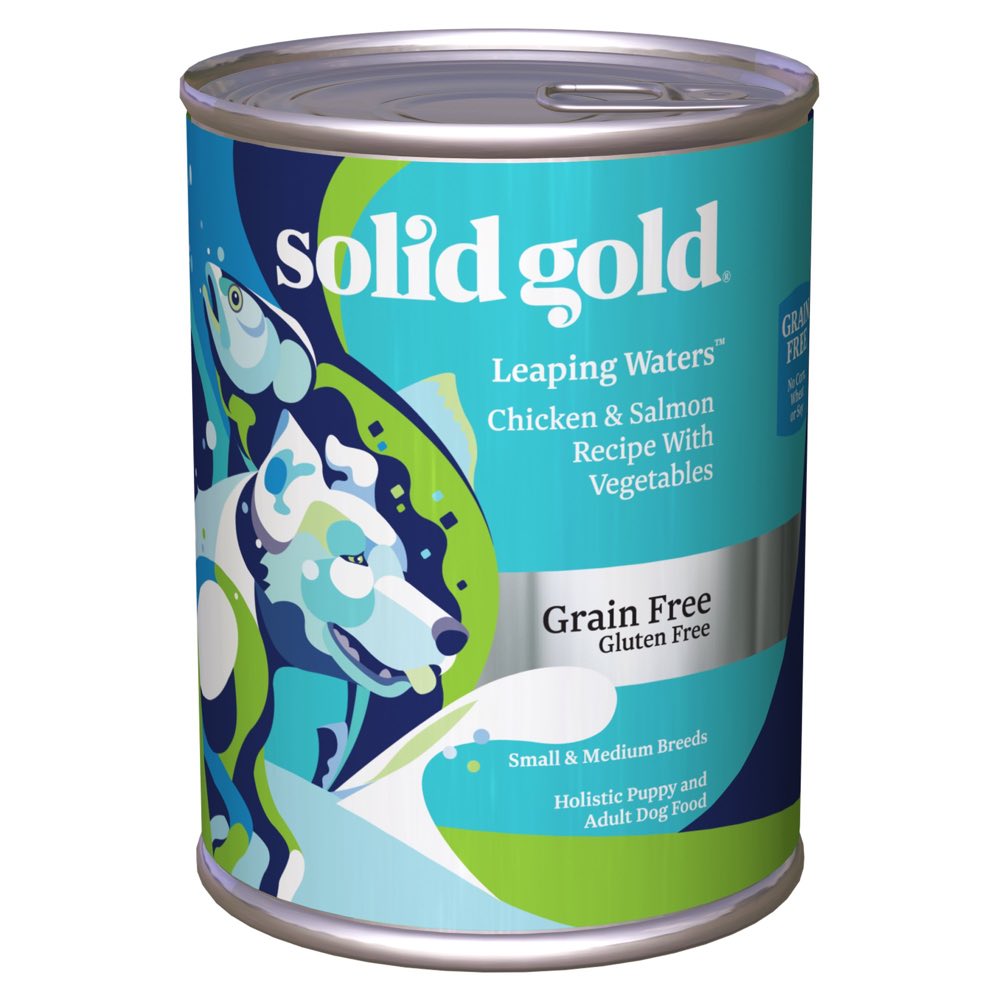 Solid Gold Leaping Waters Chicken, Salmon & Vegetables Canned Dog Food 374g - Kohepets