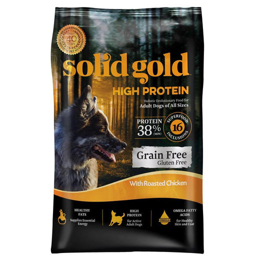 Solid Gold High Protein With Chicken Grain & Gluten Free Dry Dog Food - Kohepets