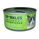 $7 OFF 24 cans: Sparkles Chicken + Shrimp + Crab Canned Cat Food 70g x 24