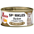 Sparkles Colours Chicken With Pumpkin Topping Canned Cat Food 70g x 24