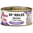 Sparkles Colours Chicken With Tuna Topping Canned Cat Food 70g x 24