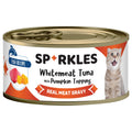 Sparkles Colours Whitemeat Tuna With Pumpkin Topping Canned Cat Food 70g x 24