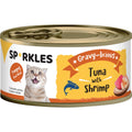 Sparkles Gravy-licious Tuna With Shrimp Canned Cat Food 80g x 24