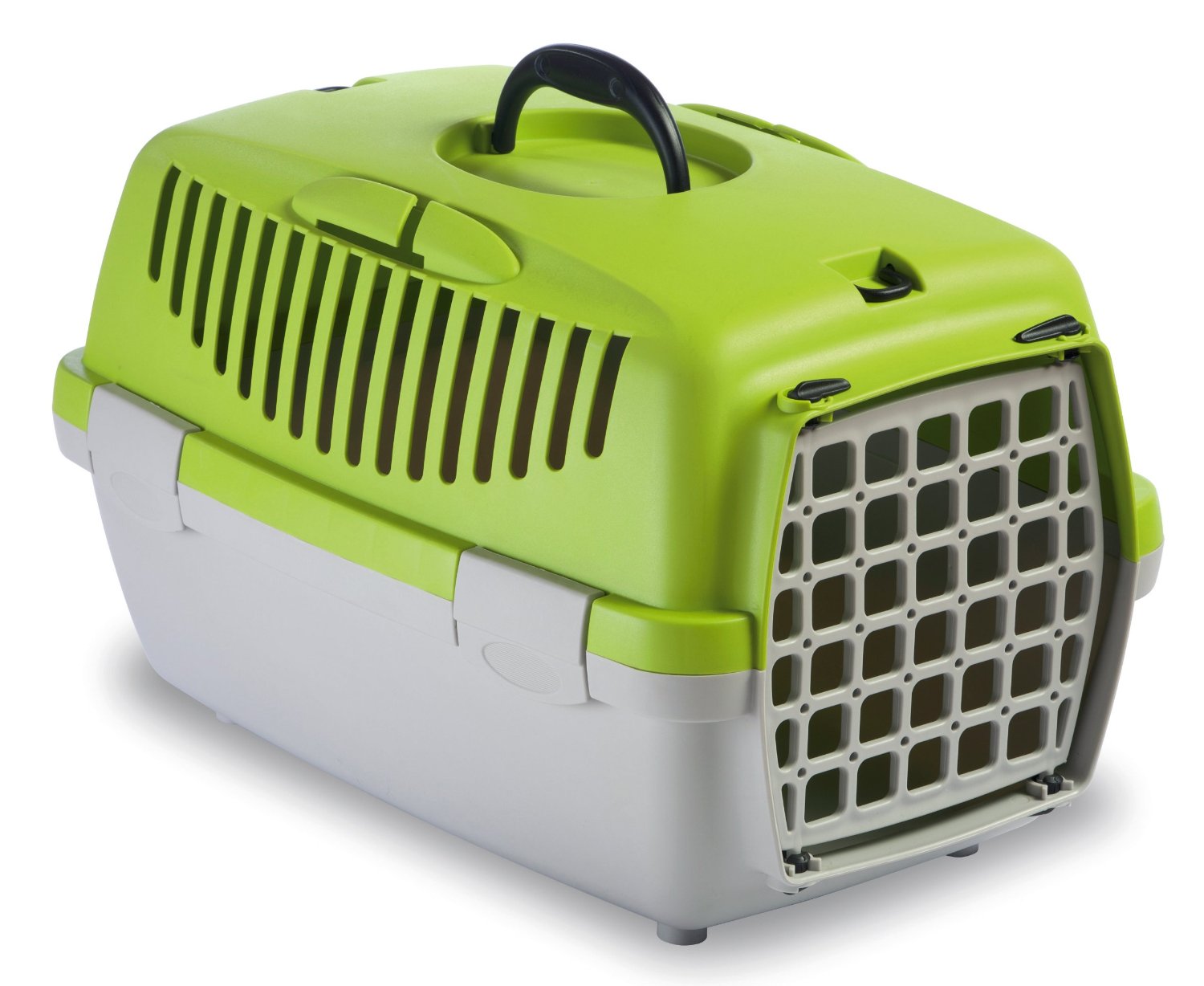 Stefanplast Gulliver 1 with Plastic Door Pet Carrier in Apple Green - Kohepets