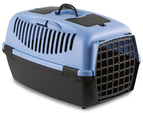 Stefanplast Gulliver 3 with Plastic Door Pet Carrier in Blue - Kohepets
