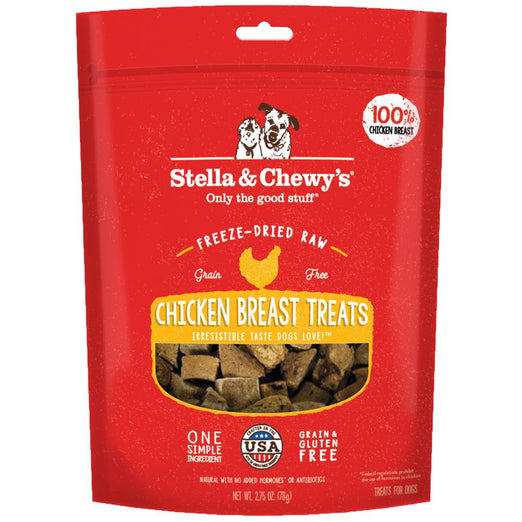 8 FOR $88: Stella & Chewy’s Chicken Breast Single Ingredient Freeze-Dried Dog Treats 2.75oz - Kohepets