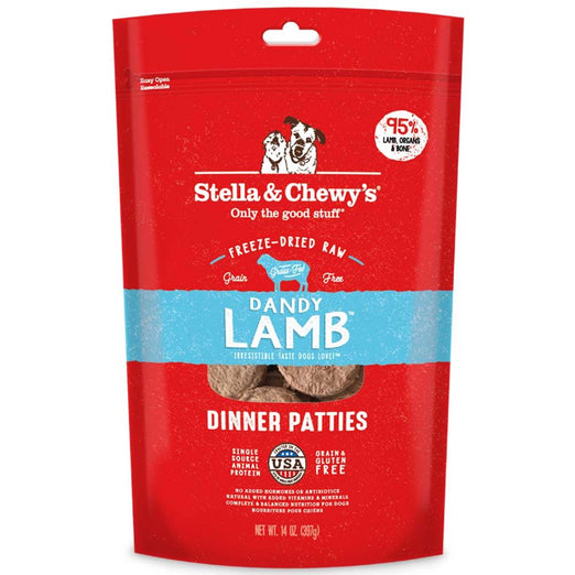 'BUNDLE DEAL': Stella & Chewy’s Dandy Lamb Dinner Patties Freeze-Dried Dog Food - Kohepets