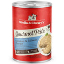 Stella & Chewy’s Gourmet Pate Chicken & Salmon Recipe Grain-Free Puppy Canned Dog Food 12.5oz