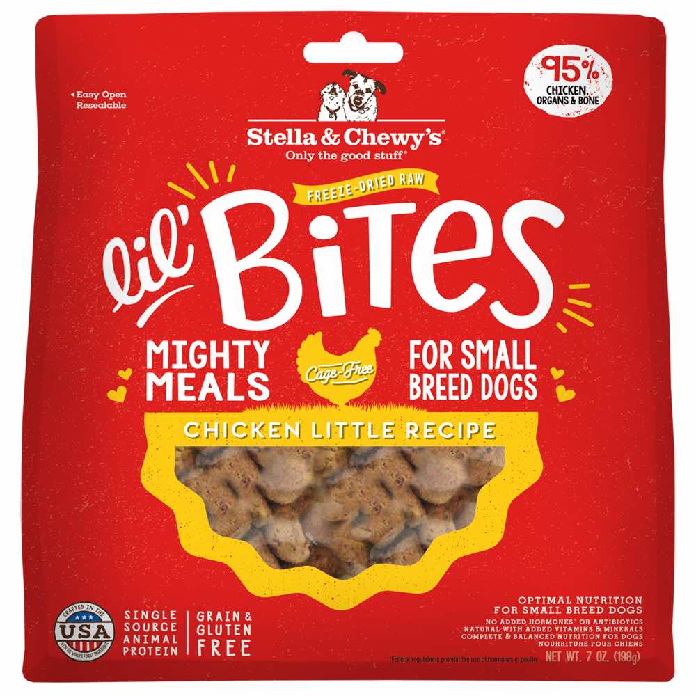 Stella & Chewy’s Lil’ Bites Chicken Little Freeze Dried Dog Food 7oz - Kohepets
