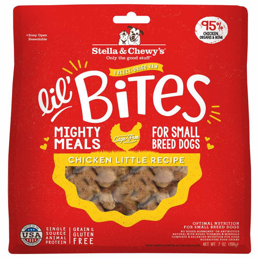 Stella & Chewy’s Lil’ Bites Chicken Little Freeze Dried Dog Food 7oz - Kohepets
