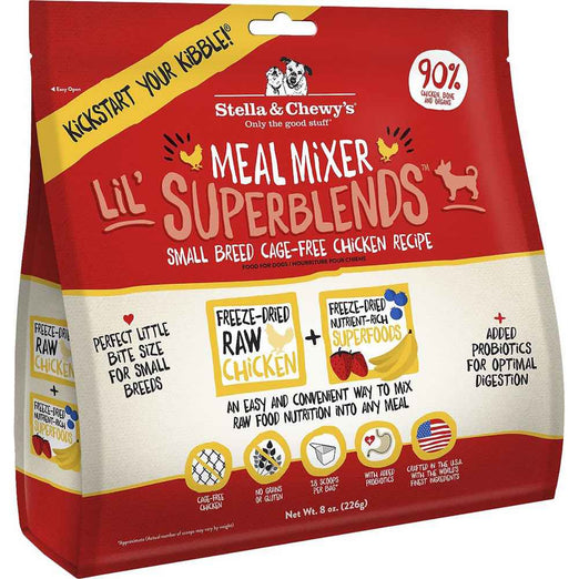 Stella & Chewy's Meal Mixer Lil' Superblends Small Breed Chicken Freeze-Dried Dog Food - Kohepets