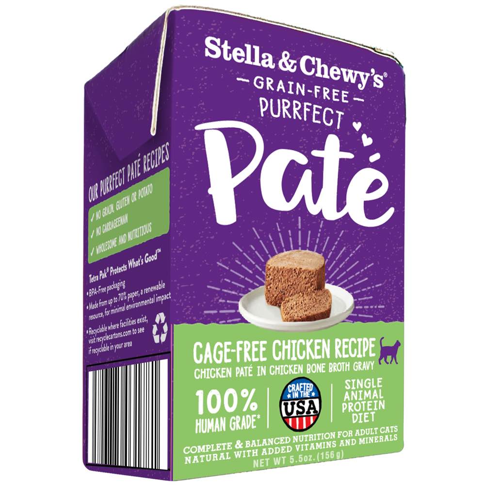 Stella & Chewy’s Purrfect Pate Cage-Free Chicken Wet Cat Food 5.5oz - Kohepets