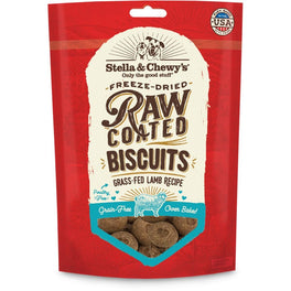 Stella & Chewy’s Raw Coated Biscuits Lamb Dog Treats 9oz - Kohepets