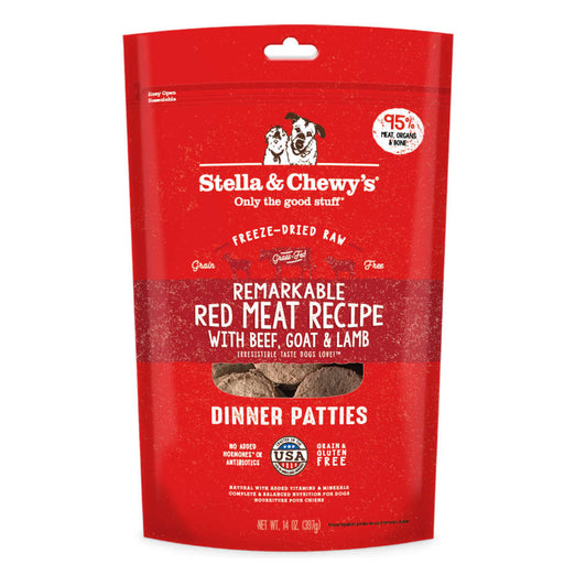 'BUNDLE DEAL': Stella & Chewy’s Remarkable Red Meat Dinner Patties Grain-Free Freeze-Dried Raw Dog Food - Kohepets