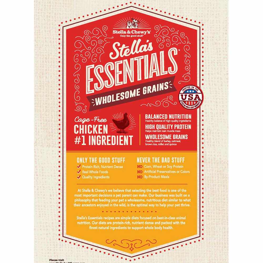 Stella & Chewy’s Stella’s Essentials Chicken & Ancient Grains Dry Dog Food - Kohepets