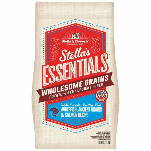 Stella & Chewy’s Stella’s Essentials Whitefish, Ancient Grains & Salmon Dry Dog Food - Kohepets