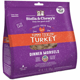 Stella & Chewy’s Tummy Ticklin' Turkey Dinner Morsels Freeze-Dried Cat Food - Kohepets