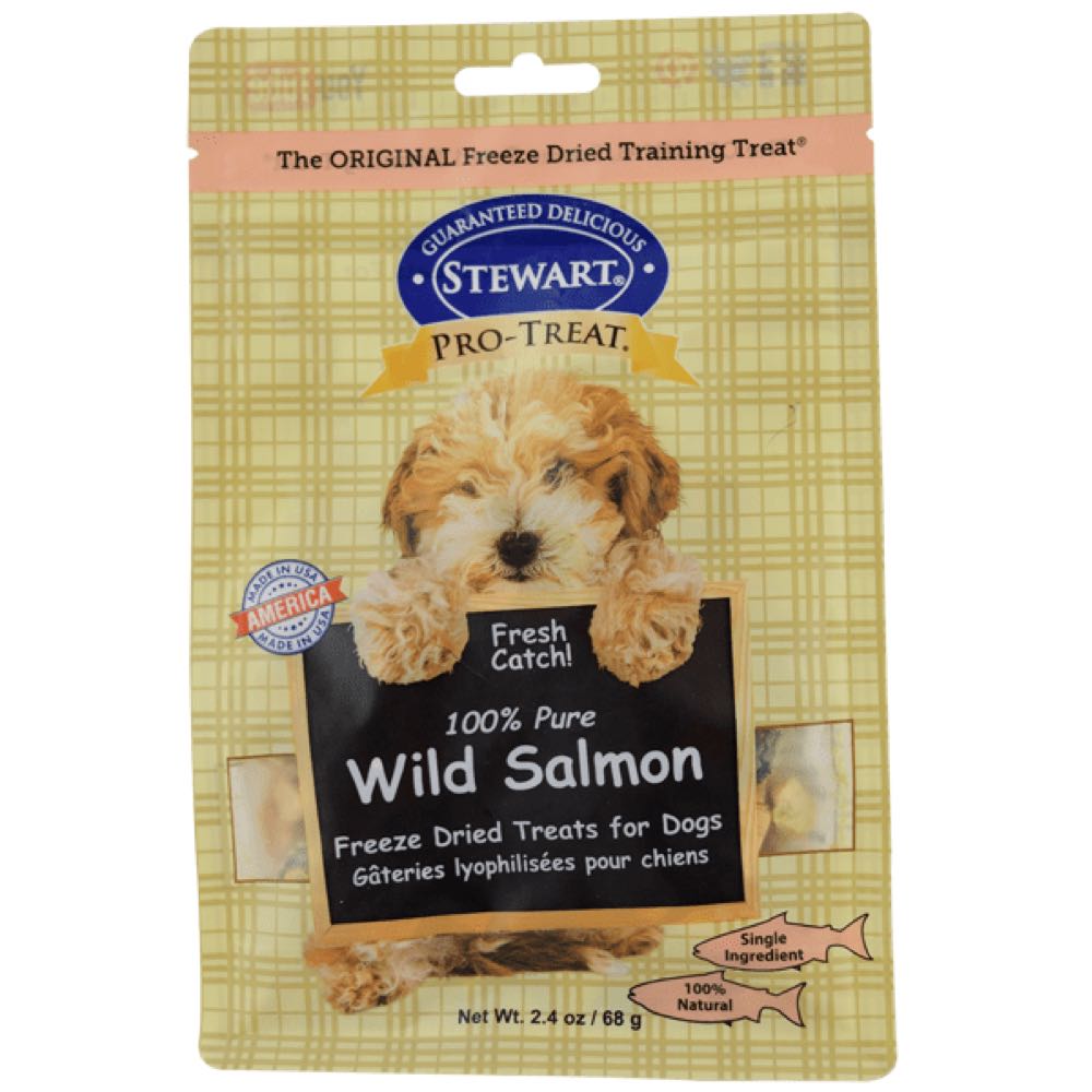 Stewart Pro-Treat Wild Salmon Freeze Dried Dog Treats (Pouch) 2.4oz - Kohepets