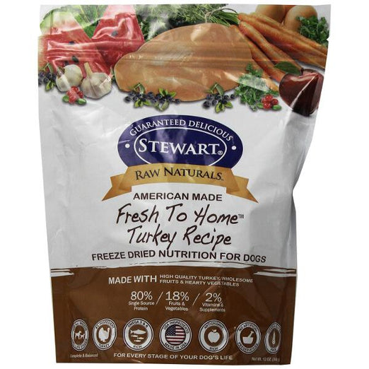 Stewart Raw Naturals Turkey Recipe Freeze-Dried Dog Food - Kohepets
