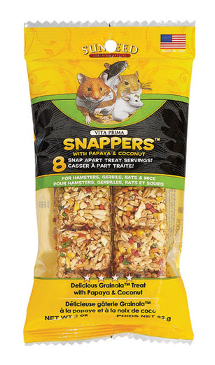 Sunseed Vita Prima Snappers With Papaya & Coconut For Small Animals 2oz - Kohepets