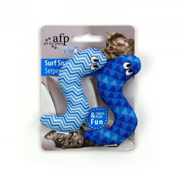 All For Paws Modern Cat Surf Snake 2pk Cat Toy - Kohepets