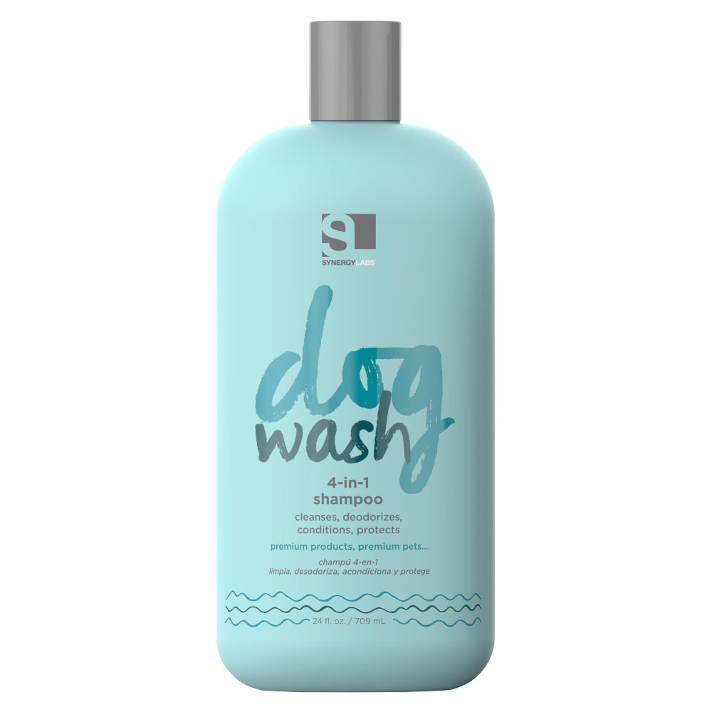 Synergy Labs Dog Wash 4-in-1 Dog Shampoo 12oz - Kohepets