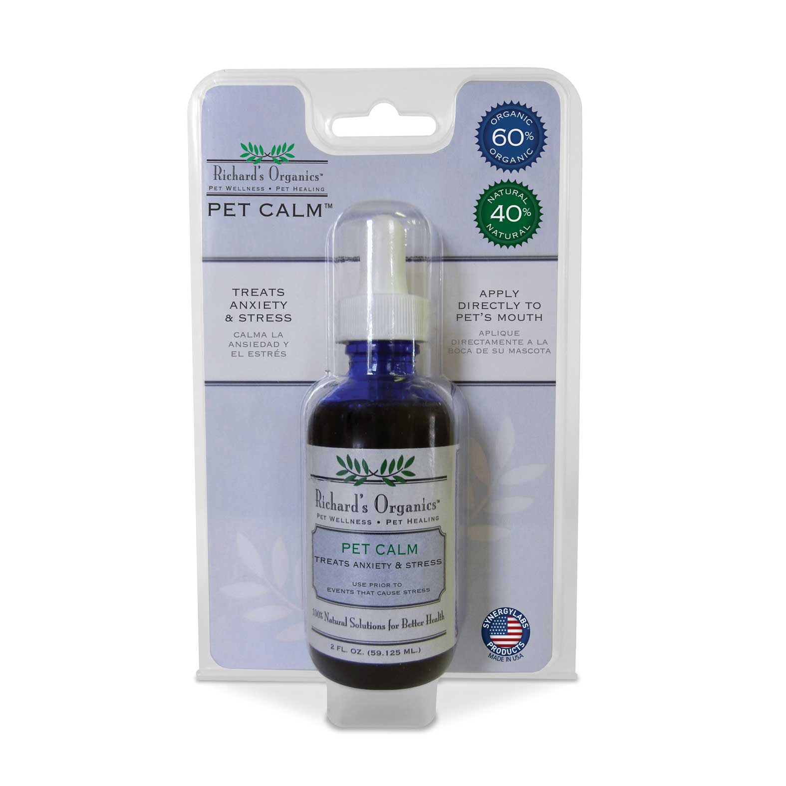 Richard's Organics Pet Calm 2oz - Kohepets