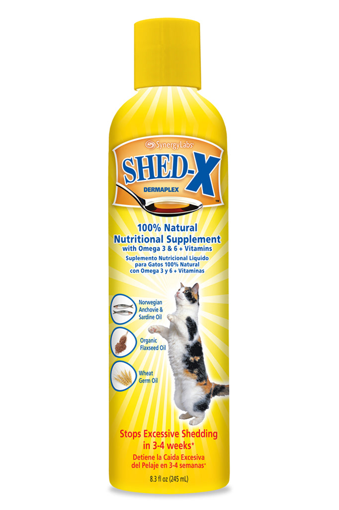 SynergyLabs SHED-X Dermaplex Shed Control Nutritional Supplement for Cats 8.3oz - Kohepets
