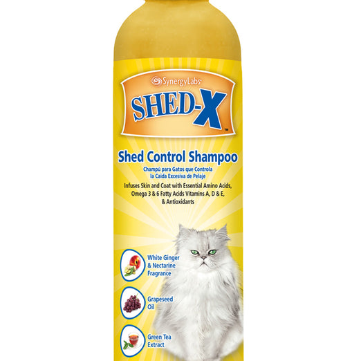 SynergyLabs Shed-X Shed Control Shampoo for Cats 8oz - Kohepets
