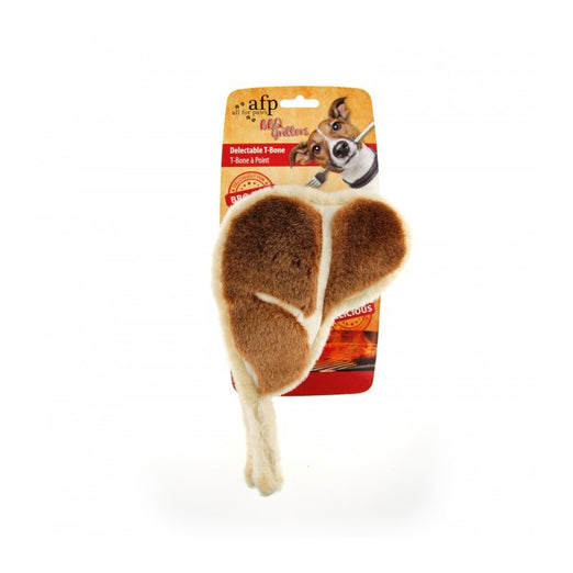 All For Paws Plush Delectable T-Bone Large Dog Toy - Kohepets