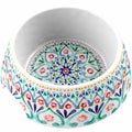 TarHong Boho Medallion Double Wall Dog Bowl