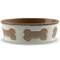 TarHong Bone Emboss Dog Bowl (Natural)