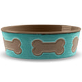 TarHong Bone Emboss Dog Bowl (Teal)