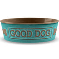 TarHong Good Dog Dog Bowl (Teal)