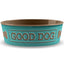 TarHong Good Dog Dog Bowl (Teal)