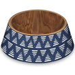 TarHong Indigo Oasis Double Wall Dog Bowl