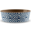 TarHong Paw Ikat Dog Bowl (Indigo)