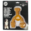 Tastybone Peanut Butter Flavoured Trio Nylon Bone Dog Toy - Kohepets